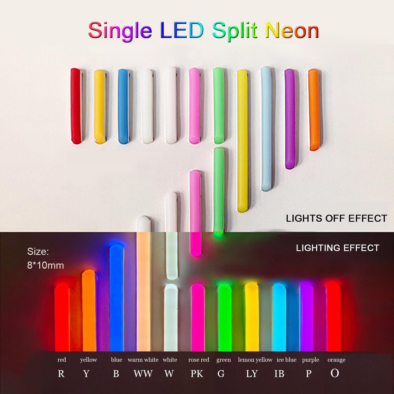 Amazon.com: Separated Neon Flexible LED Light Strip Cover, 16.4ft